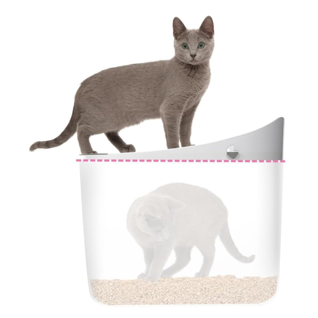 Catit PIXI Top-Entry Cat Litter Box (Gray)