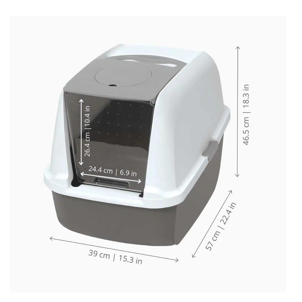Catit SmartSift Cat Litter Box with Airsift Filter System