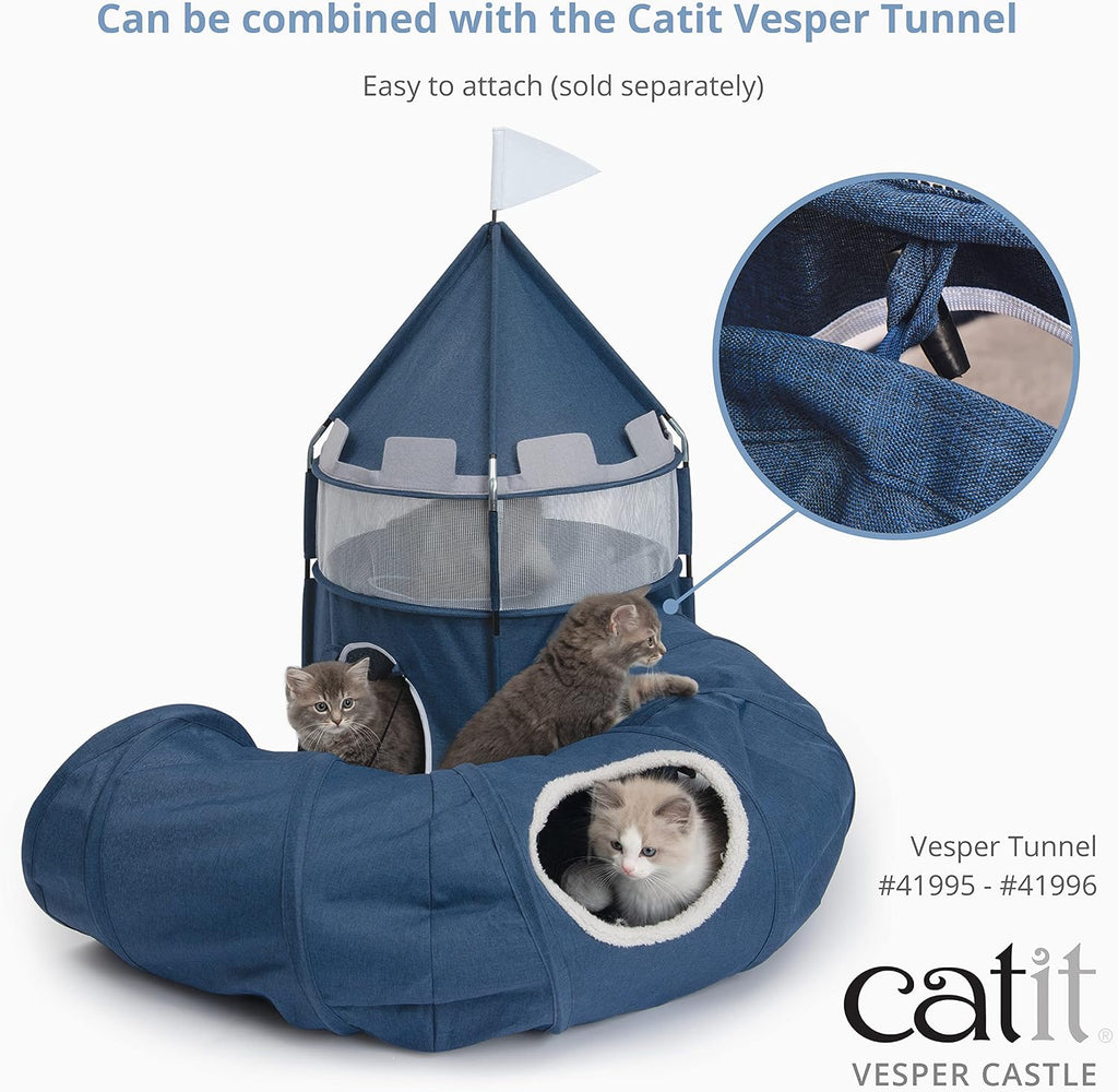 Catit Vesper Castle for Cats, Blue