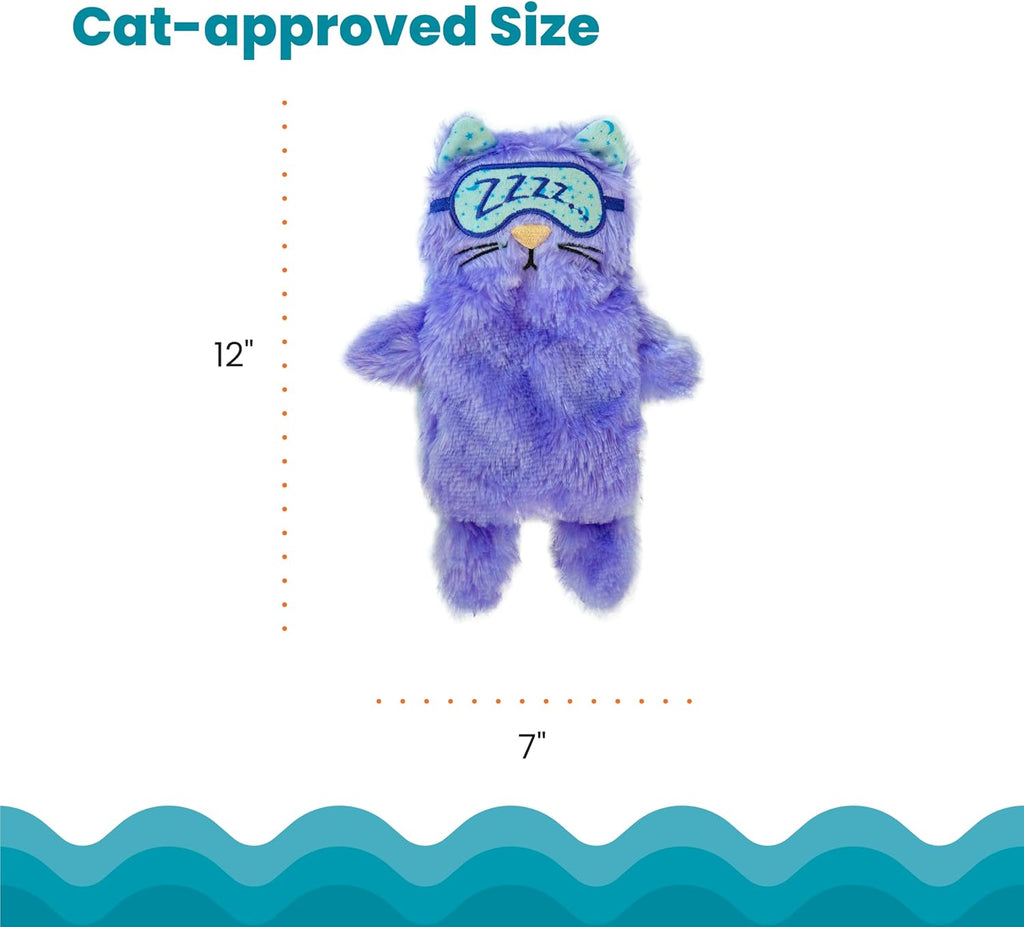 Catstages Purr Pillow Plush Cat Toy, Violet