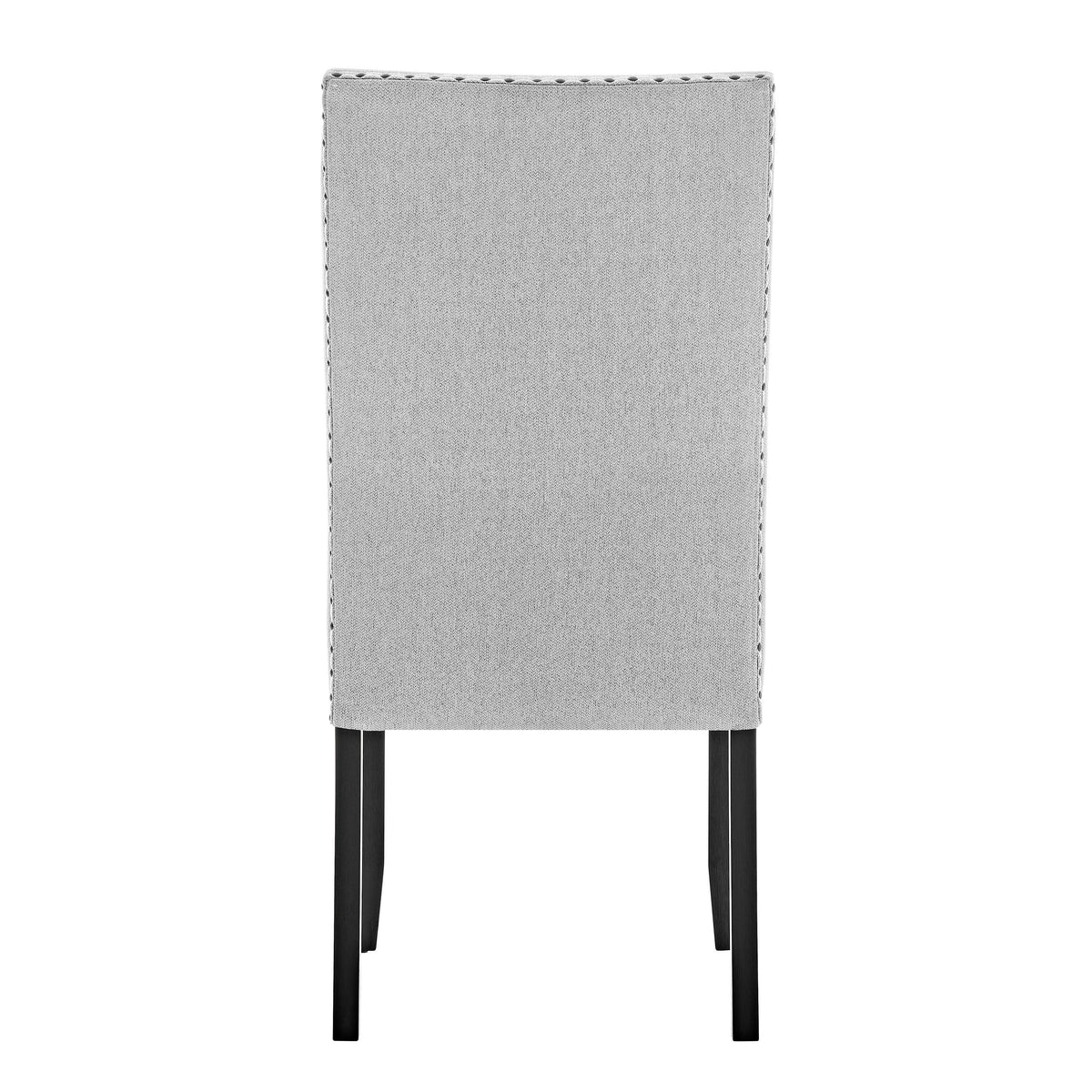 Modern Fabric Dining Chairs with Wood Frame
