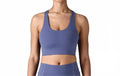 Maipo Mid Impact Bra In Current Blue