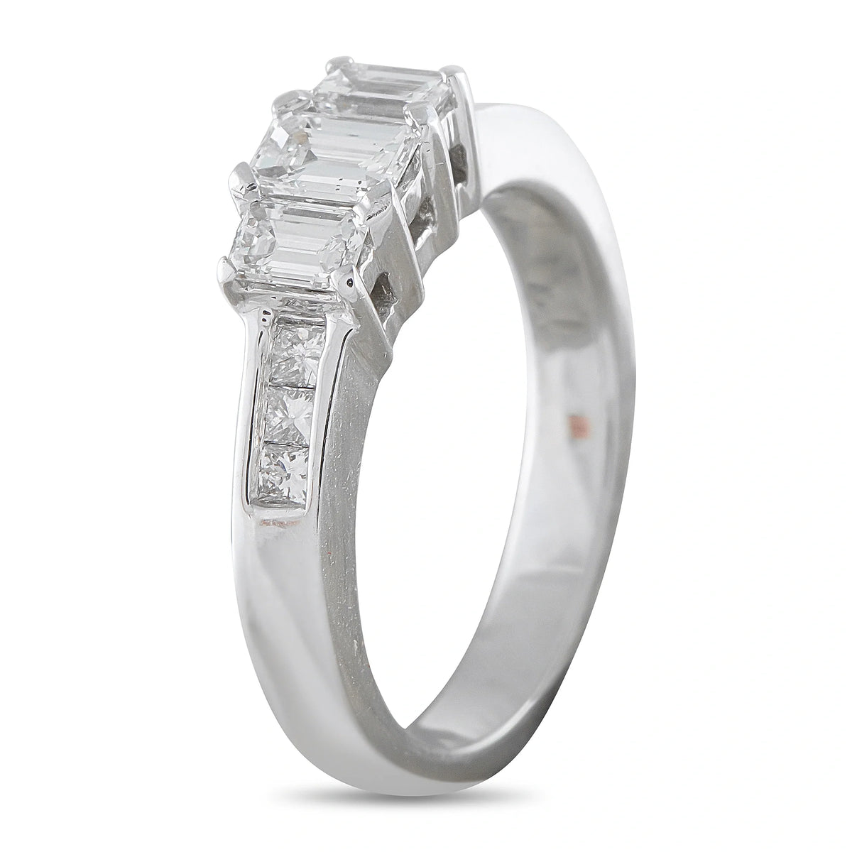 LB Exclusive 18K White Gold 1.0ct Diamond Ring MF35-070126