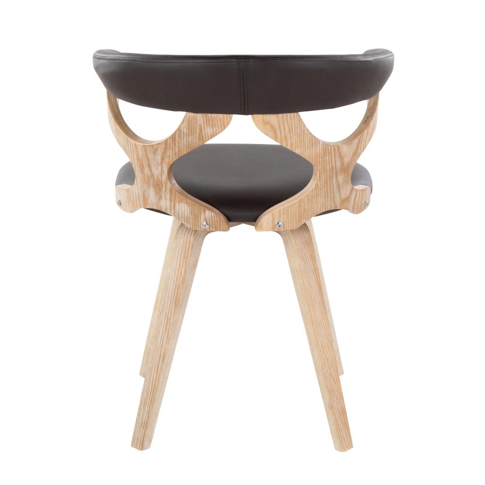 Modern Faux Leather Accent Chair