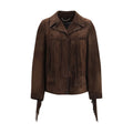 Golden Goose Suede Leather Leather Women's Jacket