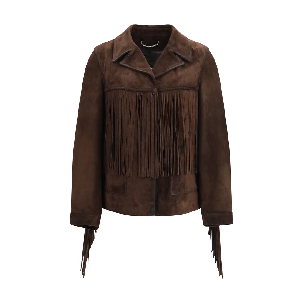 Golden Goose Suede Leather Leather Women's Jacket