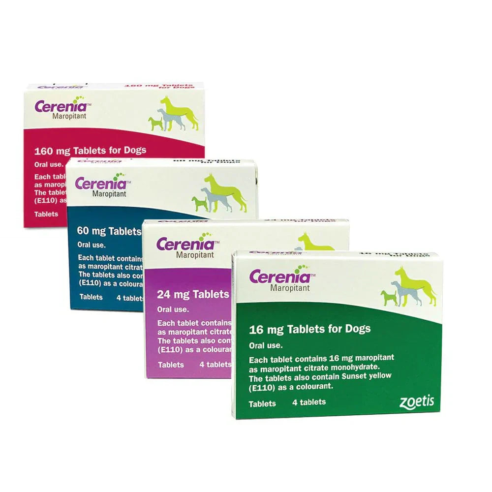 Cerenia (Maropitant Citrate) Tablets for Dogs - Anti Nausea Medication
