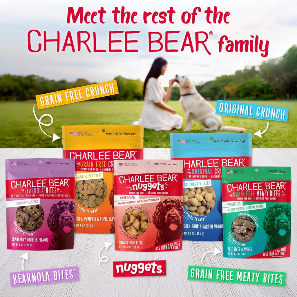 Charlee Bear Grain Free Crunch Dog Treats (8 oz)