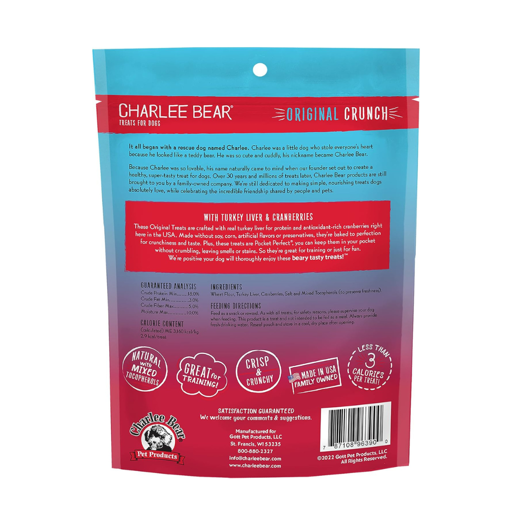Charlee Bear Original Crunch Dog Treats