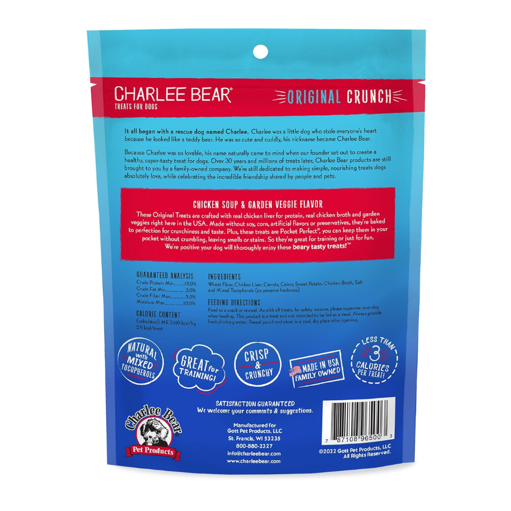 Charlee Bear Original Crunch Dog Treats