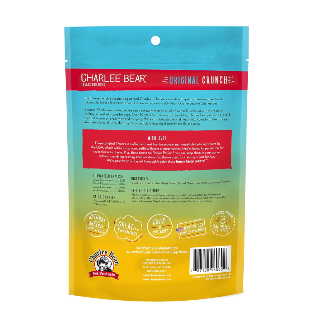 Charlee Bear Original Crunch Dog Treats