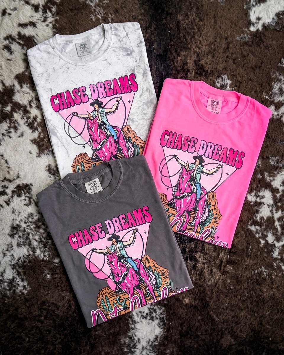 Chase Dreams Not Cowboys Graphic Tee