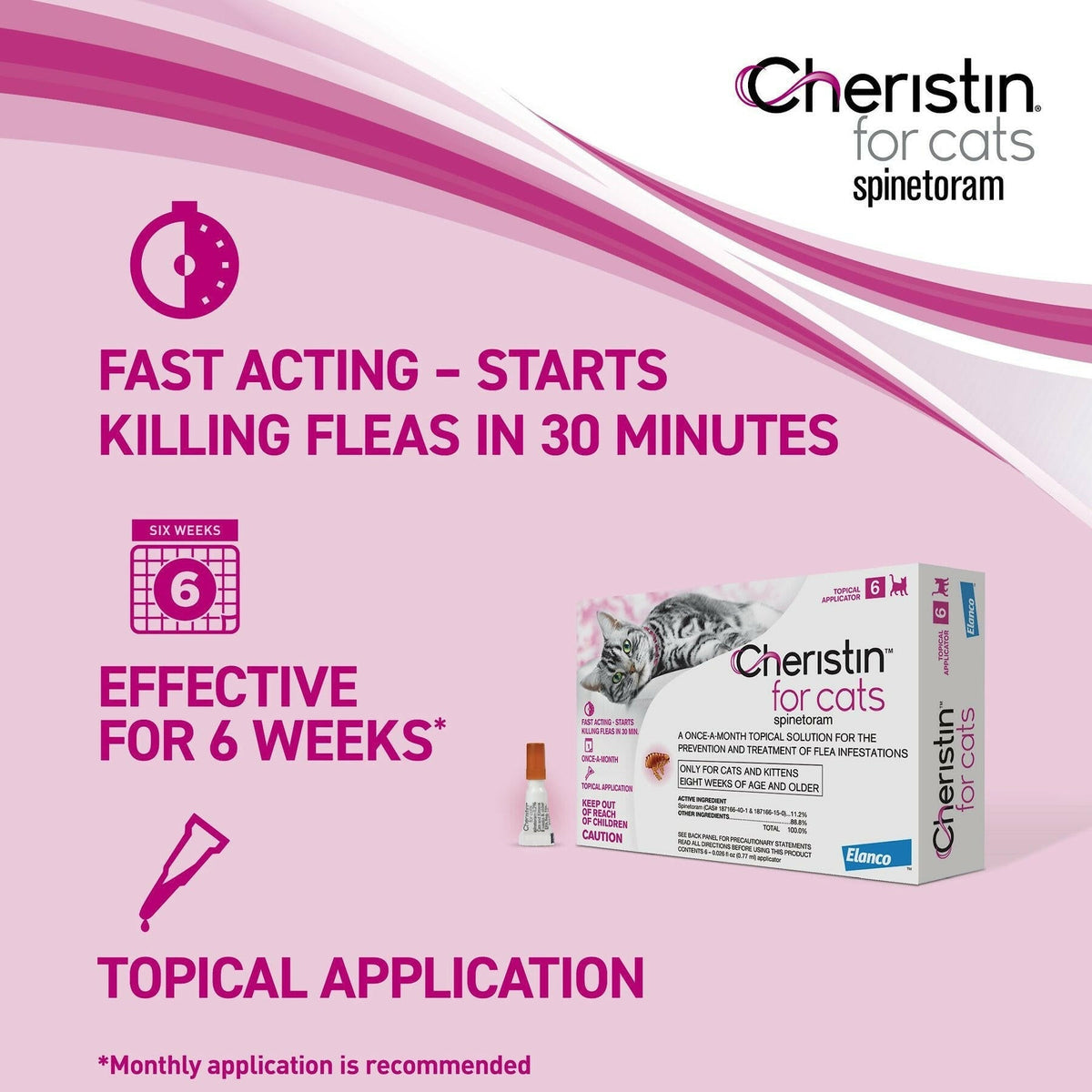 Cheristin for Cats Flea Spot Treatment