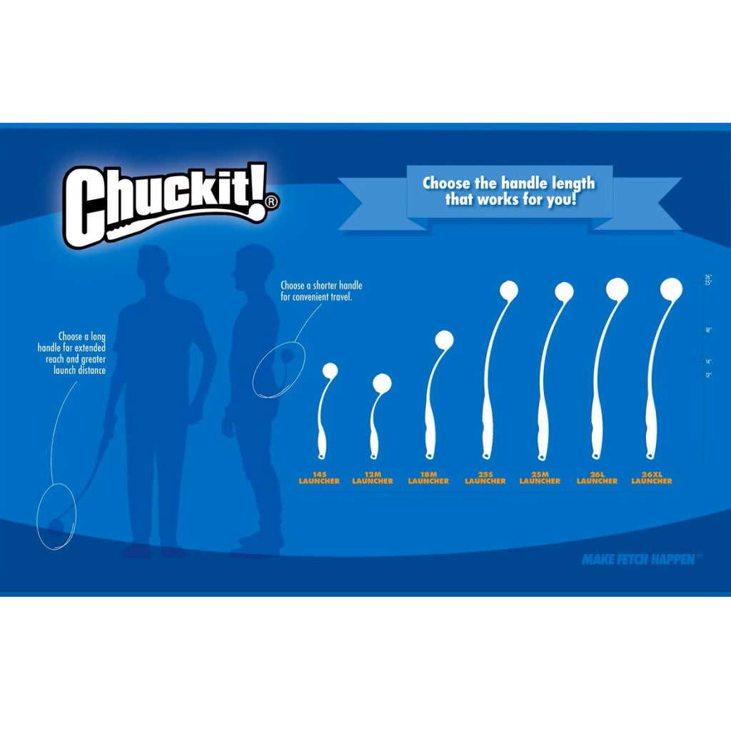 Chuckit! Pro Ball Launcher Toy For Dogs, Color Varies