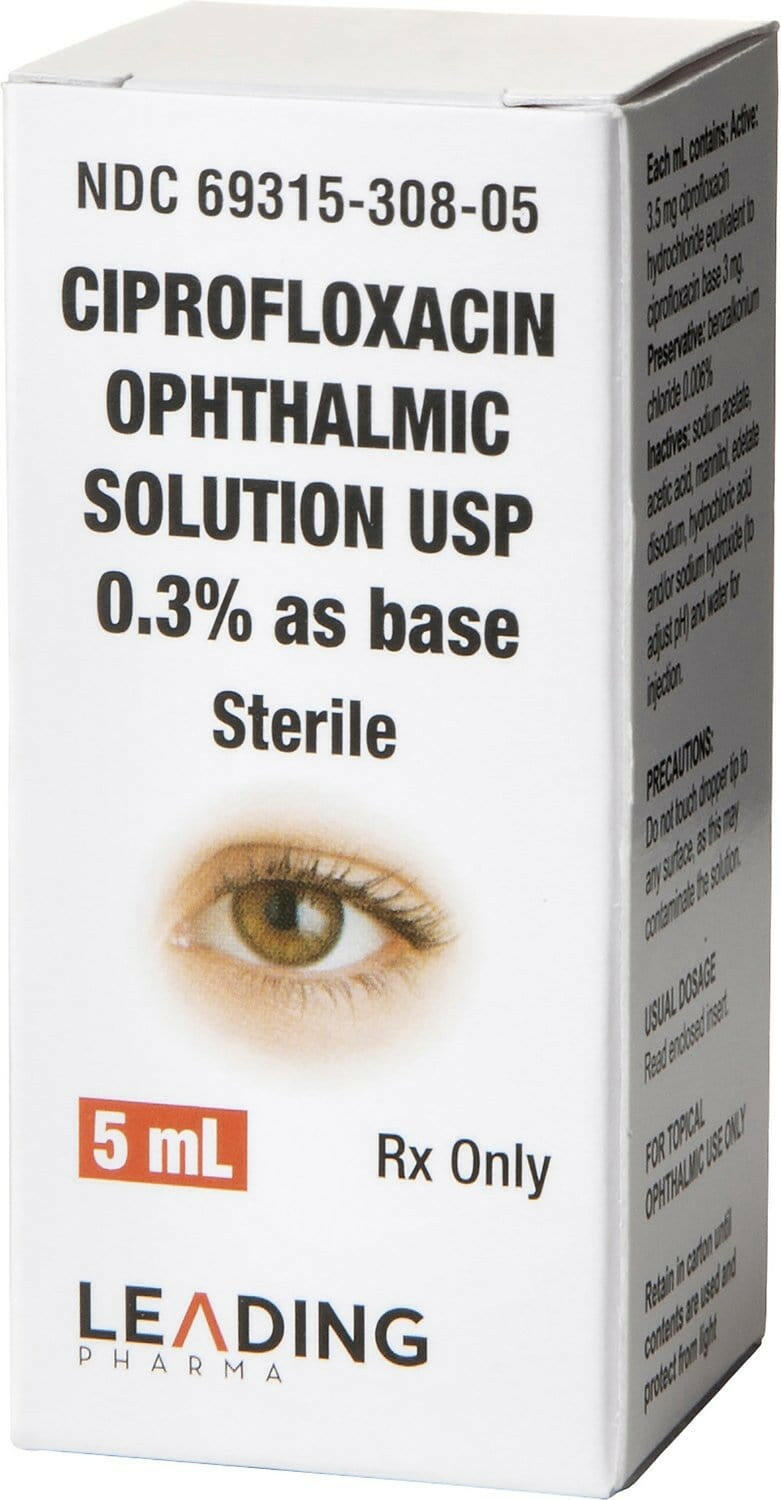 Ciprofloxacin 0.3% Ophthalmic Solution