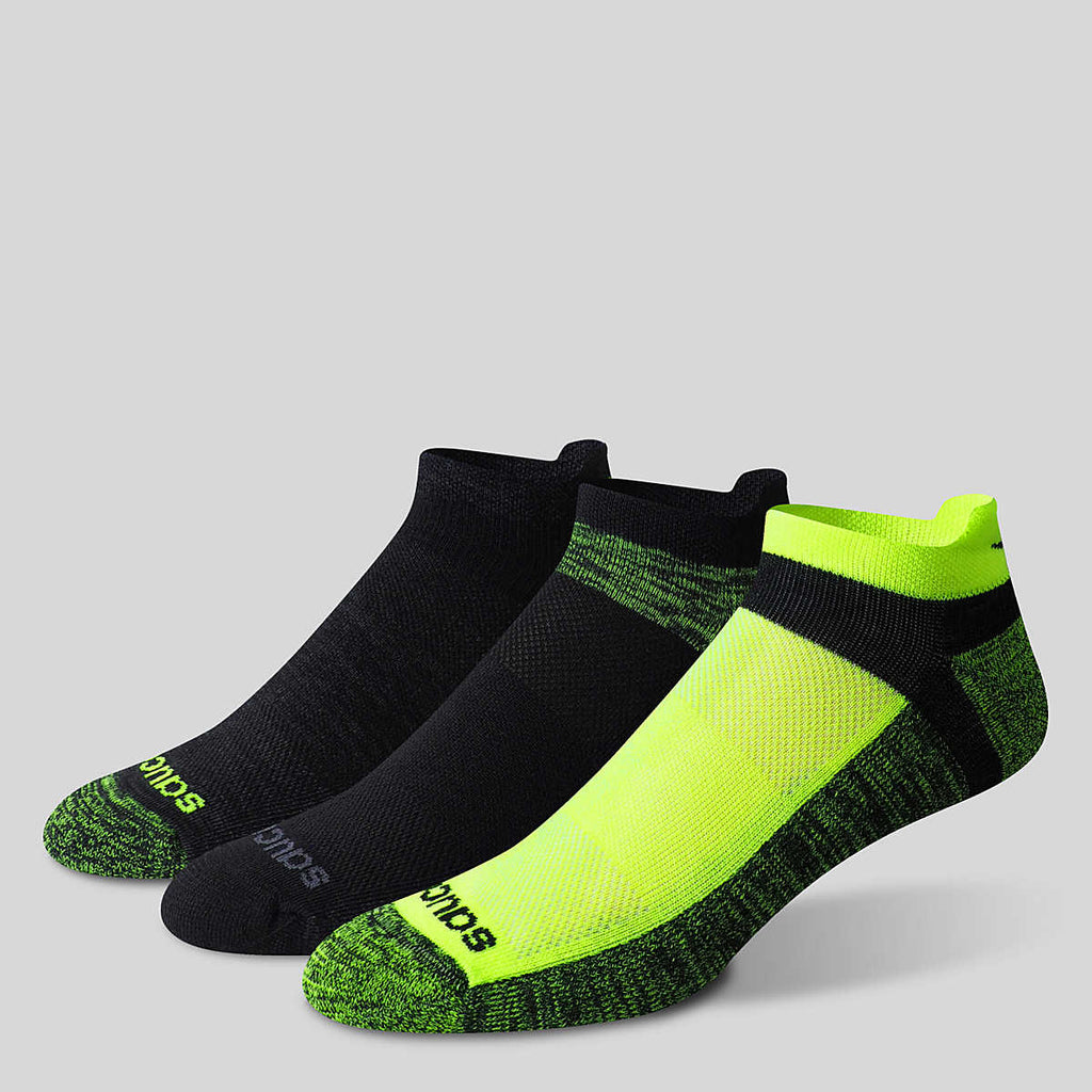 Saucony Inferno Cushioned No Show Tab 3 Pack