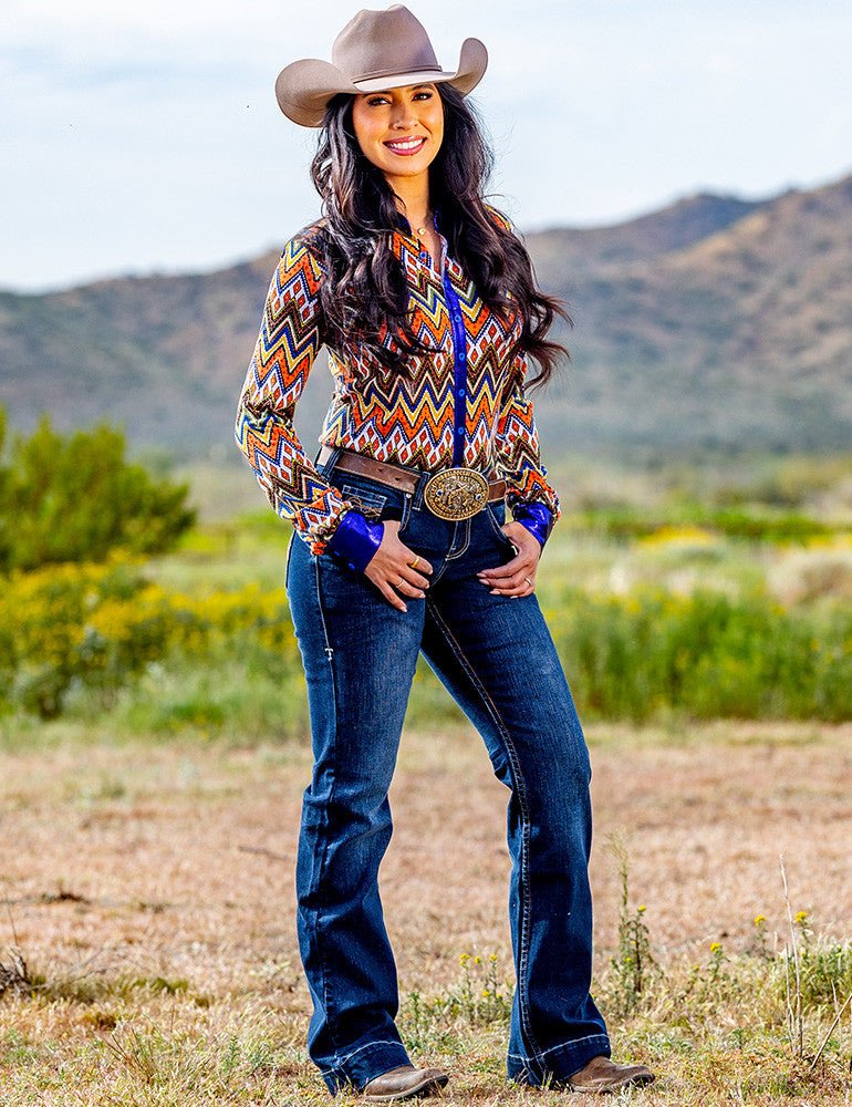 Classic DFMI Dark Bootcut Jeans by Cowgirl Tuff