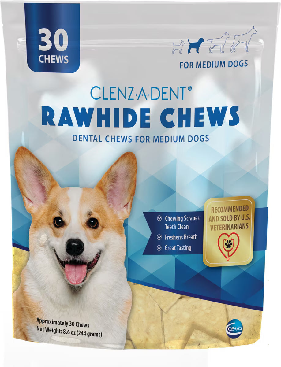 Clenz-a-dent Rawhide Chews for Dogs