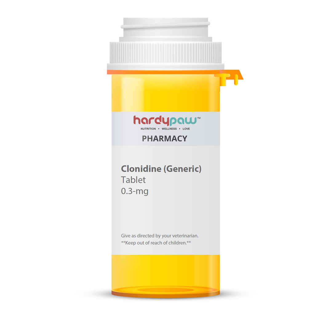 Clonidine 0.3 mg Tablets for Dogs (Manufacturer may vary)