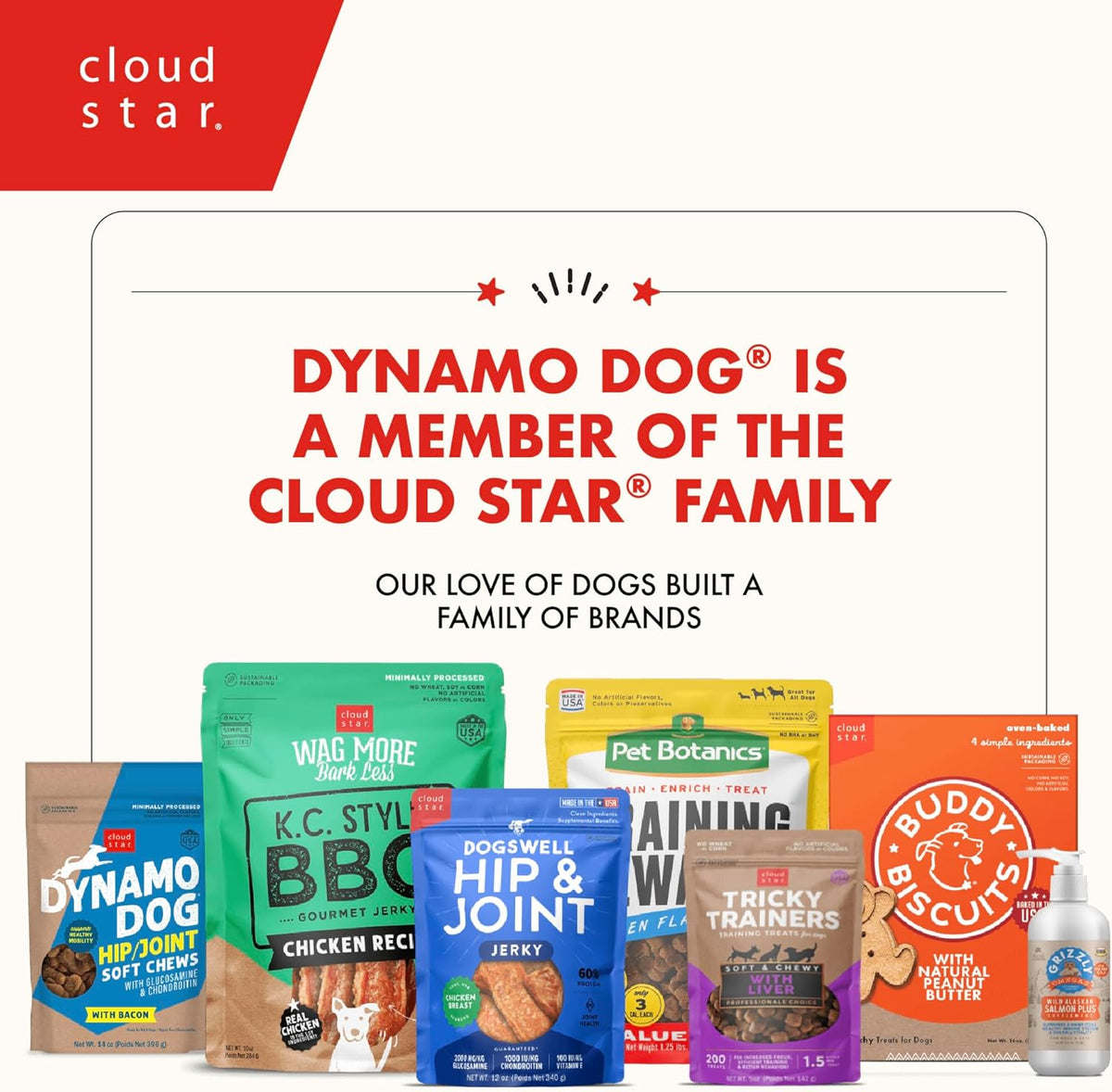 Cloud Star Dynamo Dog Tummy Soft Chews with Probiotic & Pumpkin, (14 oz)