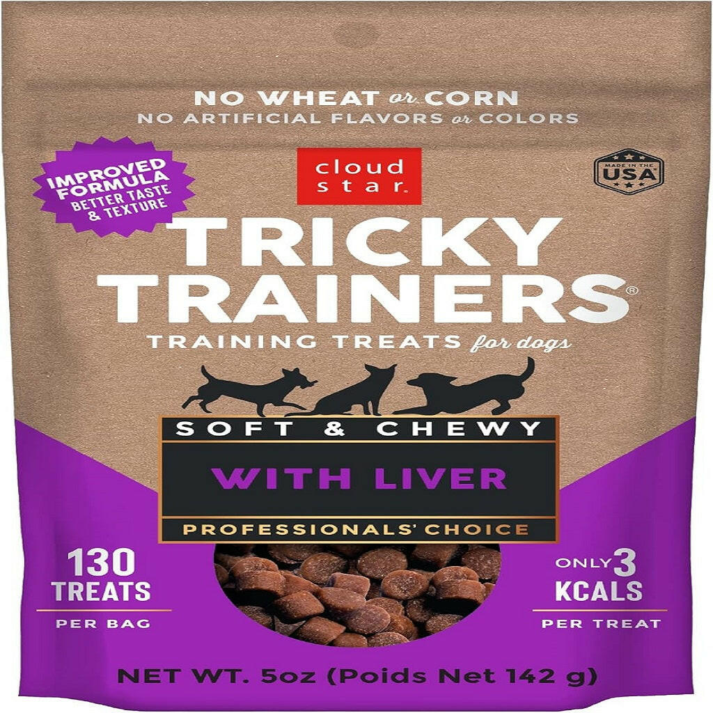 Cloud Star Tricky Trainers Soft & Chewy Liver Dog Treats