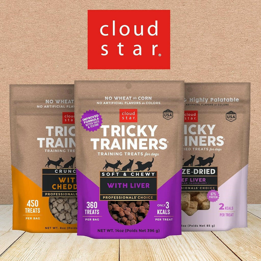 Cloud Star Tricky Trainers Soft & Chewy Liver Dog Treats