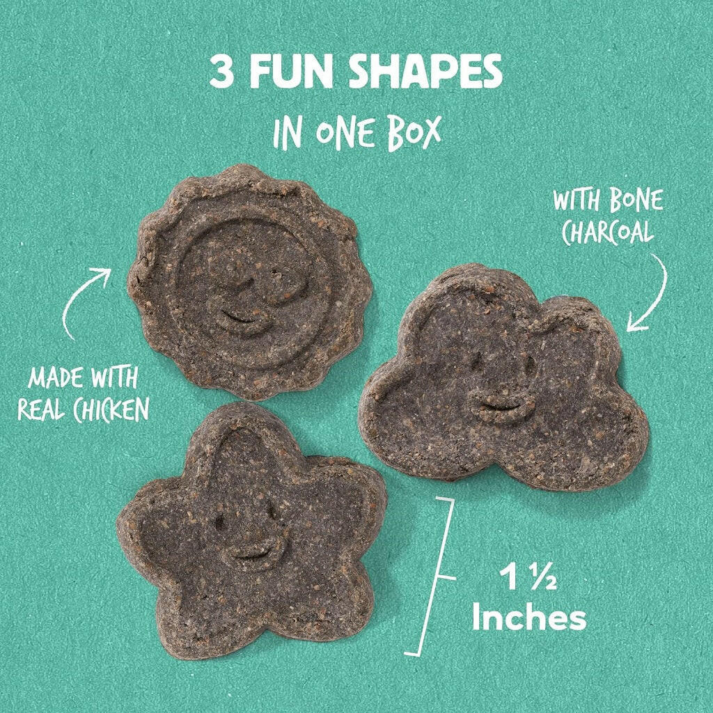 Cloud Star Wag More Bark Less Chicken, Charcoal, Parsley & Mint Dental Biscuits for Dogs (14 oz)