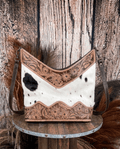 Coco & Cream Hand-Tooled Bag by Myra Bag