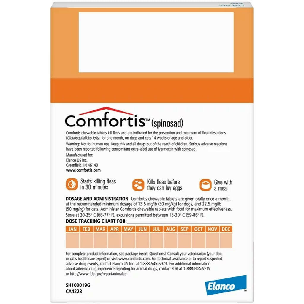 Comfortis Chewable Tablet for Dogs & Cats
