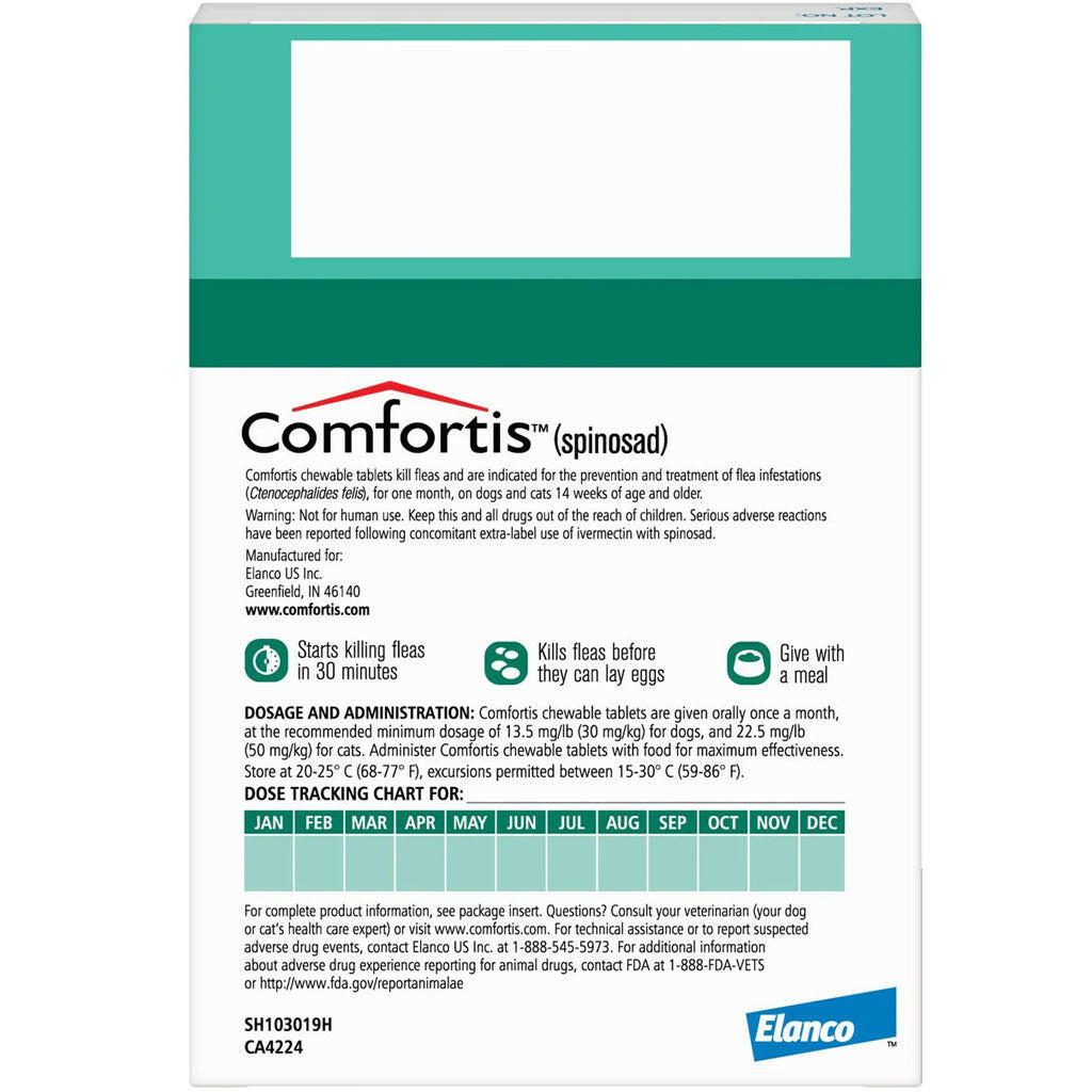 Comfortis Chewable Tablet for Dogs & Cats