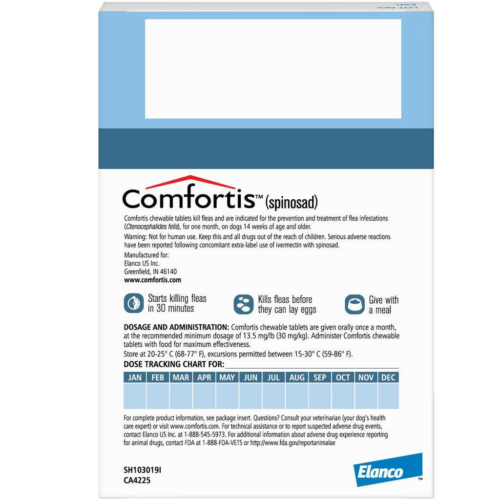 Comfortis Chewable Tablet for Dogs & Cats