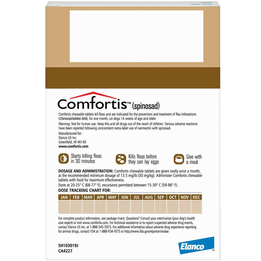 Comfortis Chewable Tablet for Dogs & Cats