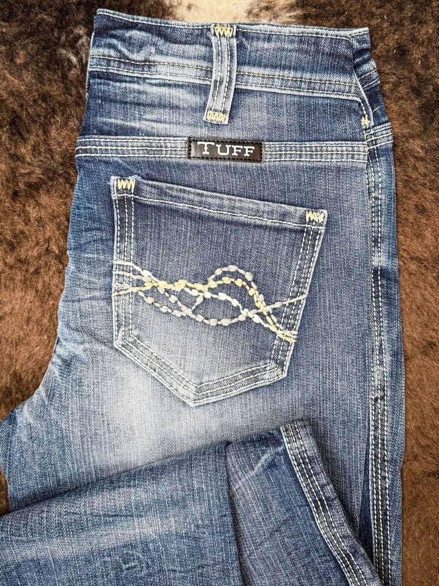 Cool N Edgy Mid-Rise Bootcut Jeans by Cowgirl Tuff
