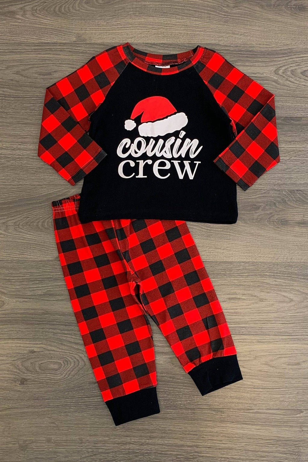 "Cousin Crew" Buffalo Plaid Pajamas