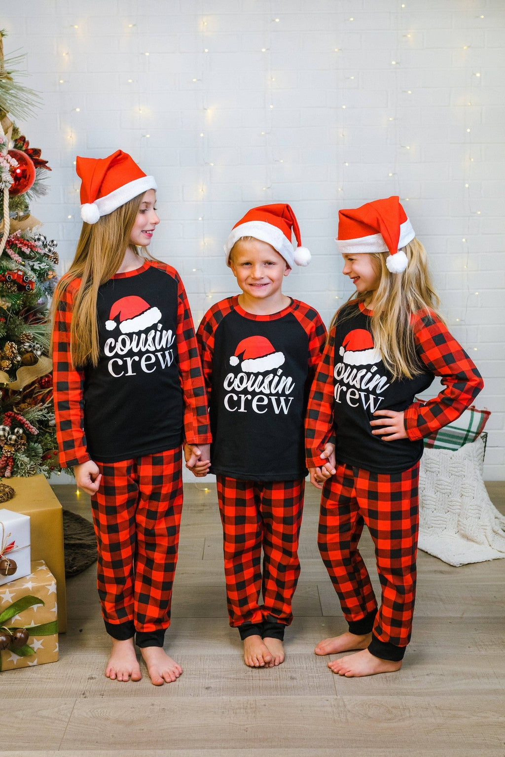 "Cousin Crew" Buffalo Plaid Pajamas
