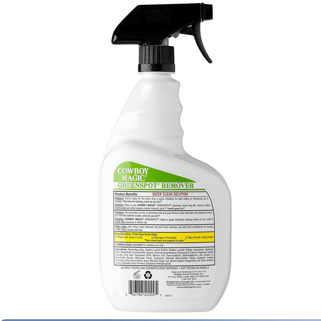 Cowboy Magic Green Spot Remover Waterless Shampoo Spray