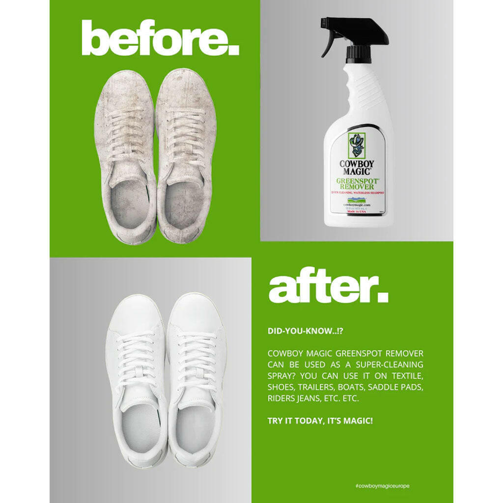 Cowboy Magic Green Spot Remover Waterless Shampoo Spray