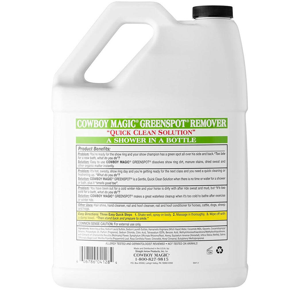 Cowboy Magic Green Spot Remover Waterless Shampoo Spray