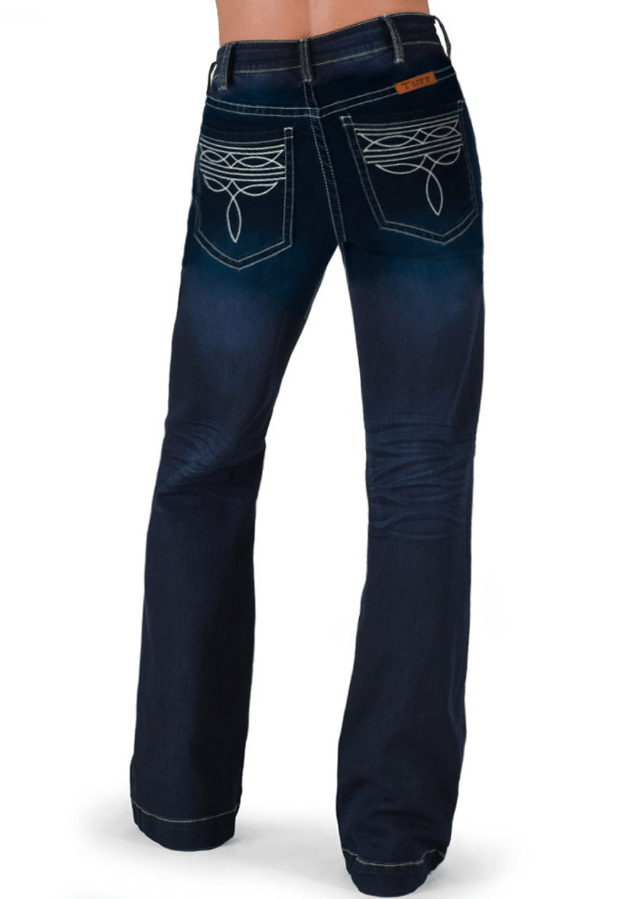 Cowgirl Tuff Boot Stitch Trouser Jeans