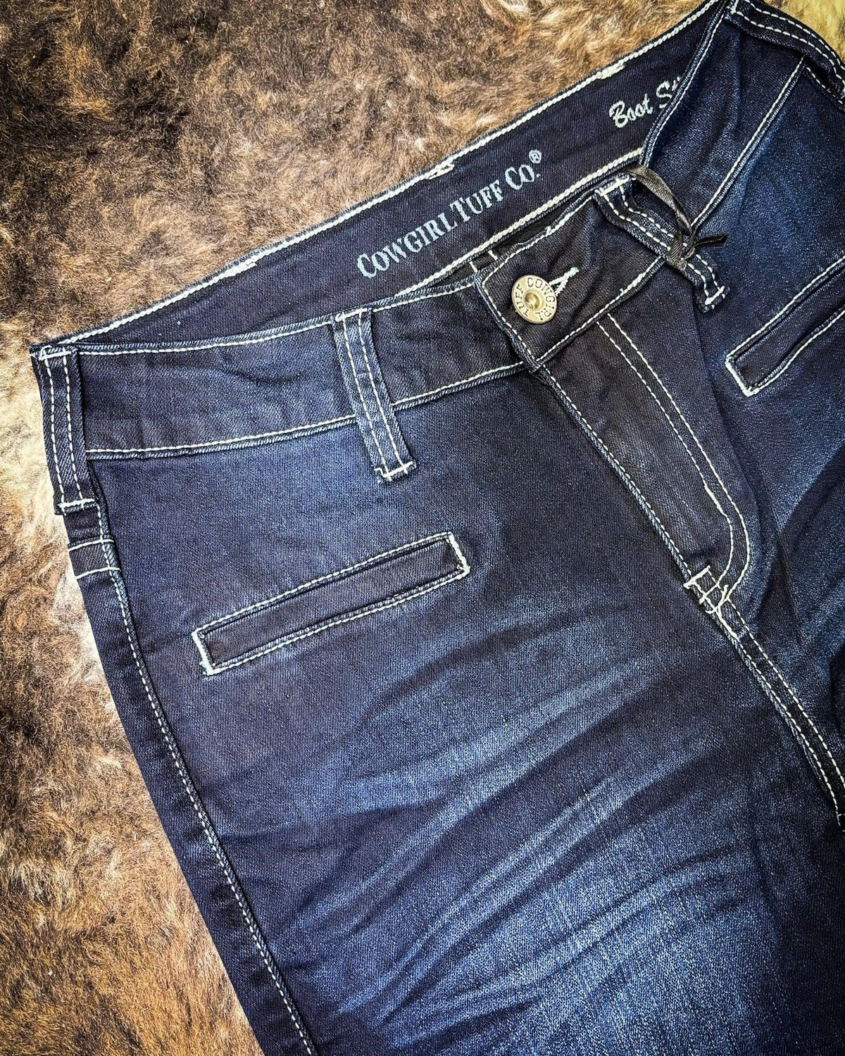 Cowgirl Tuff Boot Stitch Trouser Jeans