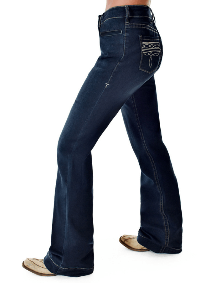 Cowgirl Tuff Boot Stitch Trouser Jeans
