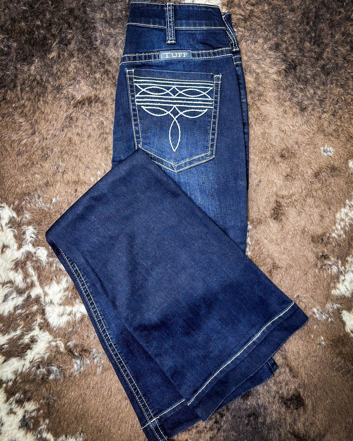 Cowgirl Tuff Boot Stitch Trouser Jeans