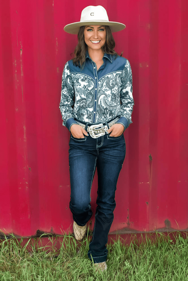 Cowgirl Tuff Boot Stitch Trouser Jeans