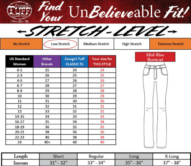 Cowgirl Tuff Light DFMI Bootcut Jeans