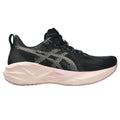 Asics Women's Novablast 5 Running Shoes in Black/Pearl Pink