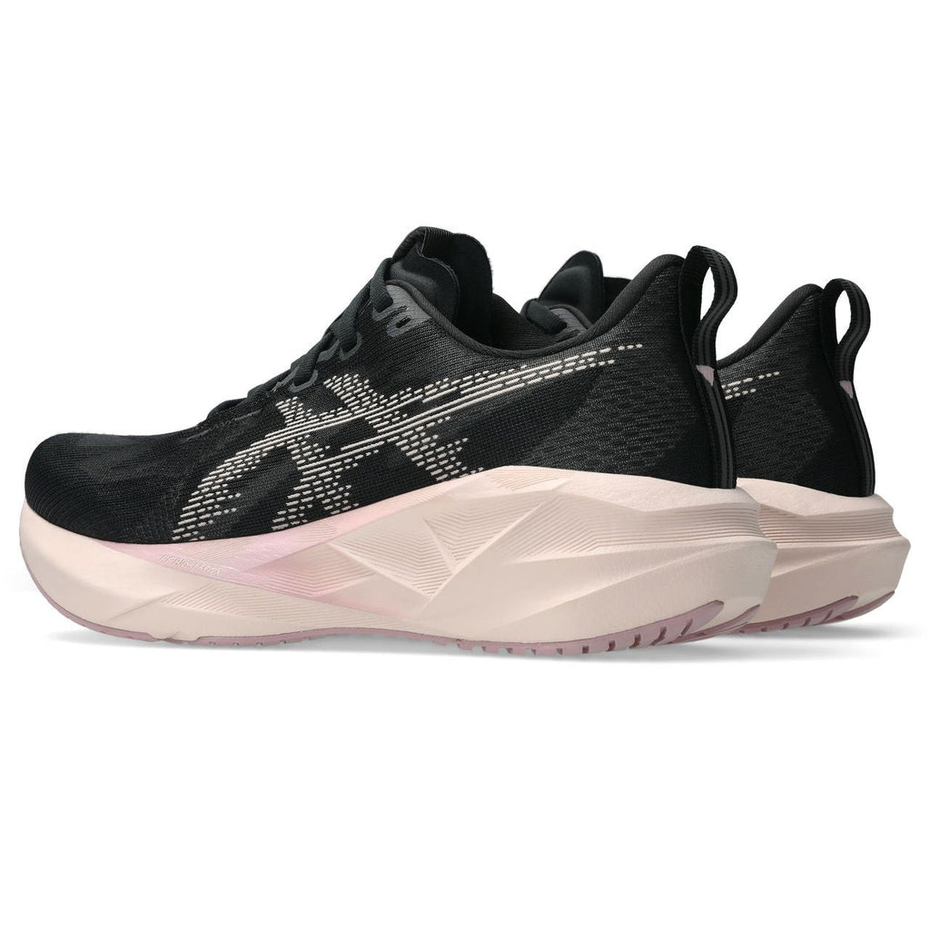 Asics Women's Novablast 5 Running Shoes in Black/Pearl Pink