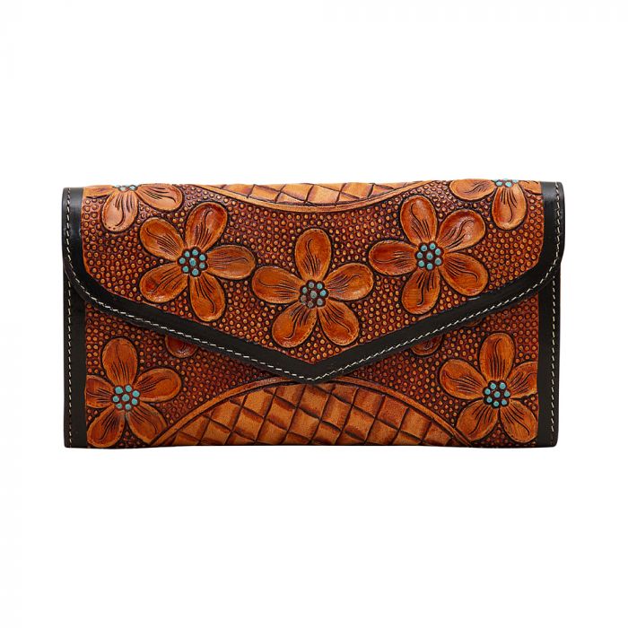 Crimson Buds Wallet by Myra Bag