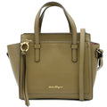 Salvatore Ferragamo Leather Shoulder Bag Tote Bag (Pre-Owned)