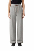 Cotton Blend Jogging Pant In Gray