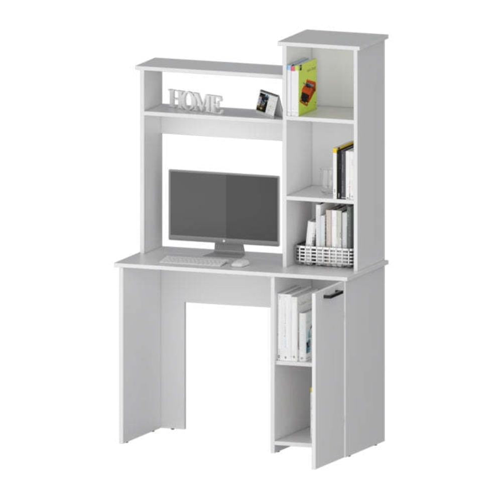 Computer Workstation with Hutch
